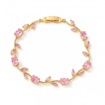 Bracelet for Women | Anti Tarnish Gold Plated Crystal Bracelet