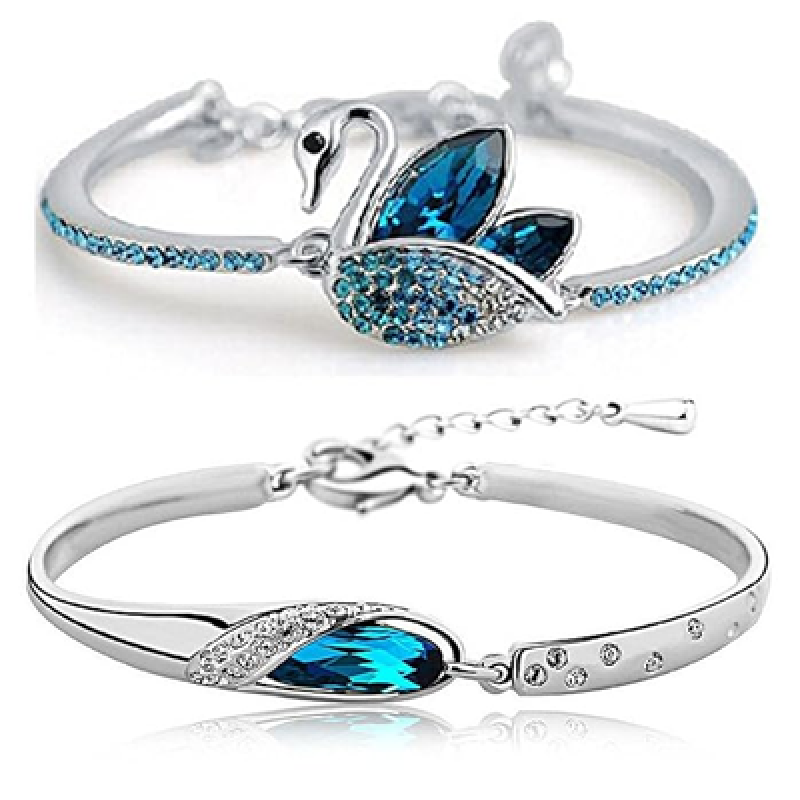 Crystal Bracelets for Women Stylish Bangles Jewellery for Girls