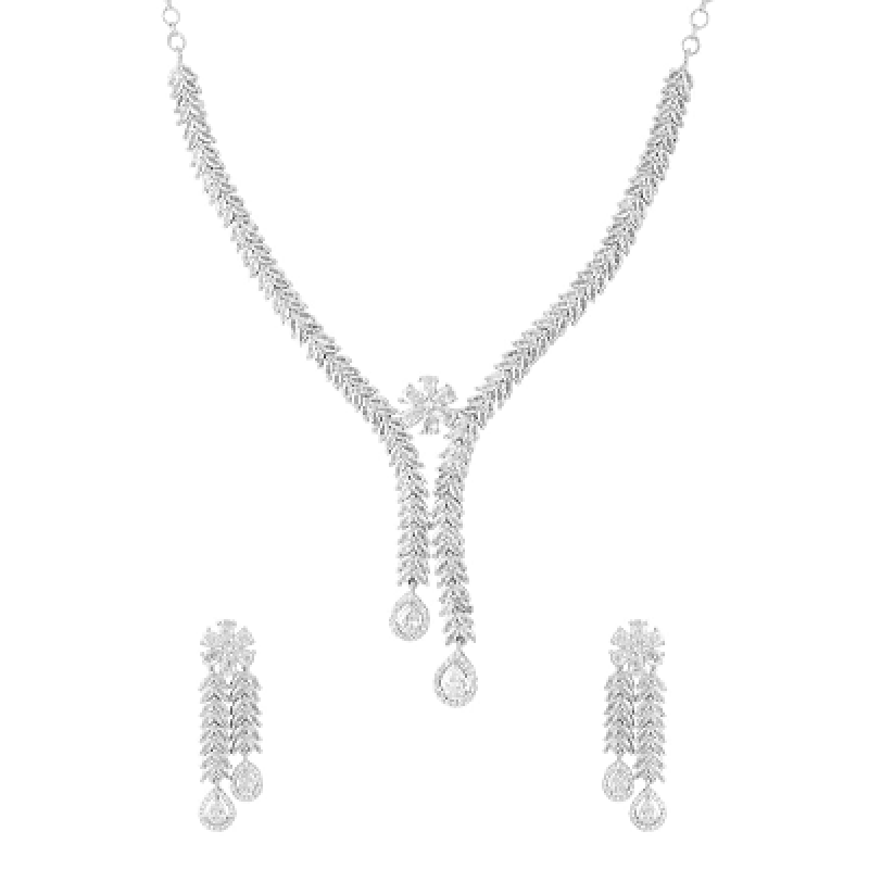 Jewellery Set for Women and Girls American Diamond Jewellery Set