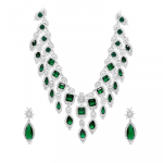 Necklace Set Cubic Zirconia American Diamond Jewellery Gift for Women & Girls