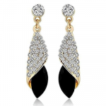 Gold-plated Crystal Drop Earings Earrings for Women