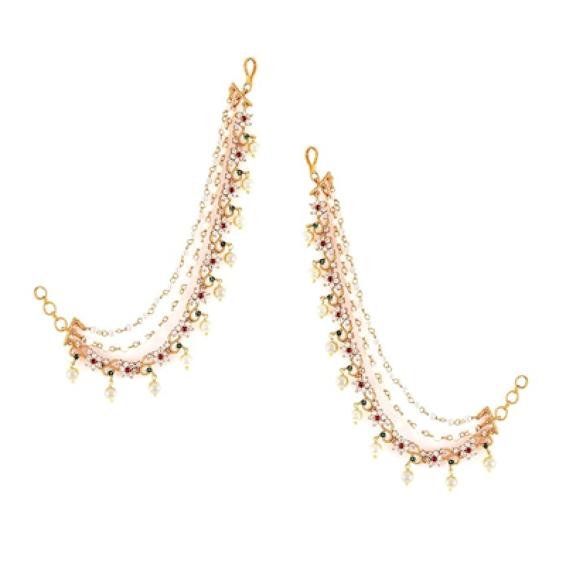 American Diamond Crystal Hoop Earrings Stylish Trendy Jewellery Gift for Women & Girls