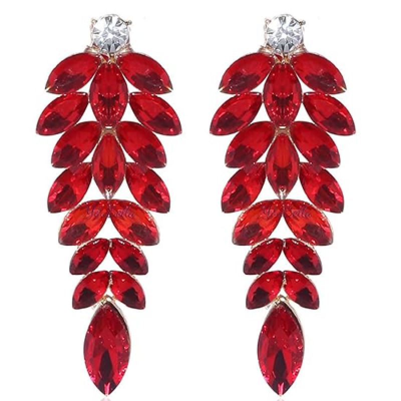 Valentine Collection Crystal Stylish Earrings for Girls and Women