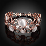 Bracelets for Women Stylish Rose Gold Plated Crystal Bracelet
