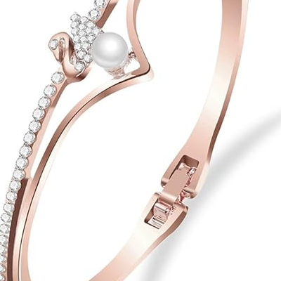 18k Rose Gold Stylish Bracelet for Women and Girls