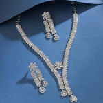 Jewellery Set for Women and Girls American Diamond Jewellery Set