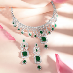 American Diamond Zirconia Necklace Set Trendy Stylish Jewellery Gift for Women & Girls