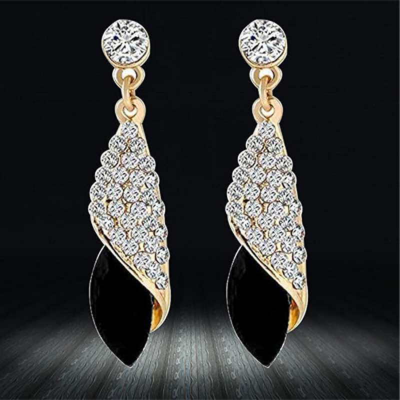 Gold-plated Crystal Drop Earings Earrings for Women