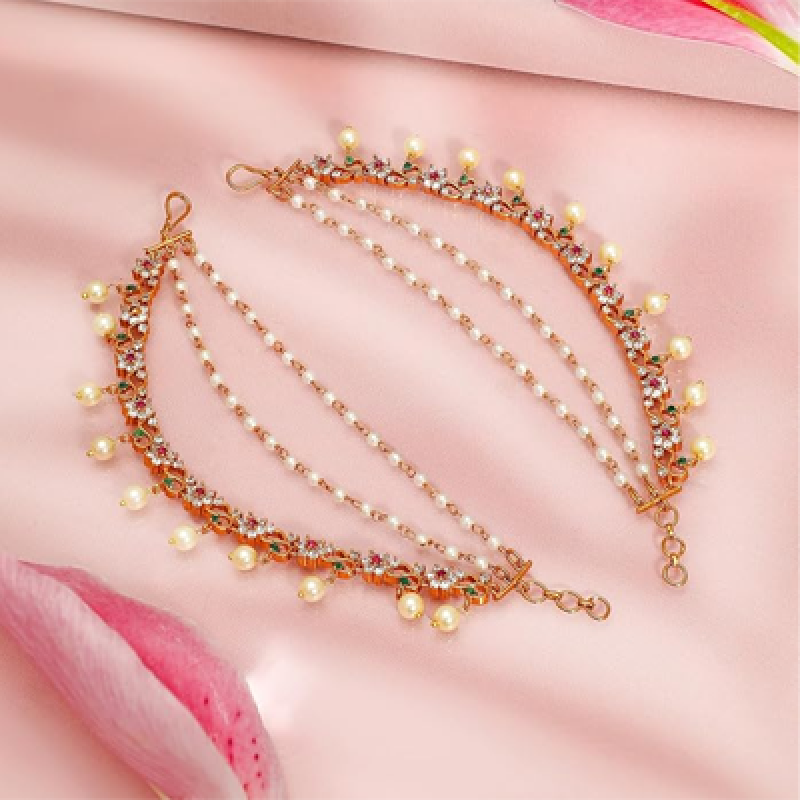 American Diamond Crystal Hoop Earrings Stylish Trendy Jewellery Gift for Women & Girls