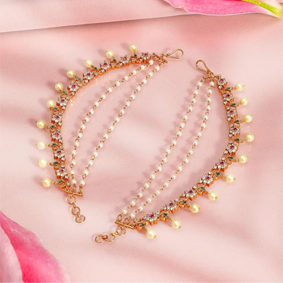 American Diamond Crystal Hoop Earrings Stylish Trendy Jewellery Gift for Women & Girls